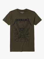 Metallica Skull Scales Boyfriend Fit Girls T-Shirt