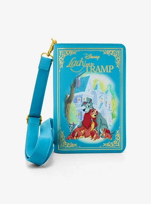 Loungefly Disney Lady And The Tramp Book Crossbody Bag