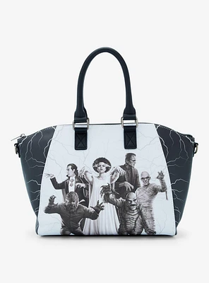 Loungefly Universal Monsters Glow-In-The-Dark Satchel Bag