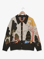 Disney Winnie the Pooh Hundred Acre Wood Characters Women's Plus Cardigan - BoxLunch Exclusive