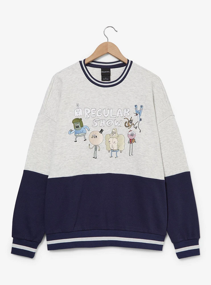 Regular Show Group Portrait Panel Crewneck - BoxLunch Exclusive