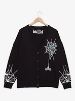 Marvel Venom Webs Embroidered Women's Plus Cardigan — BoxLunch Exclusive