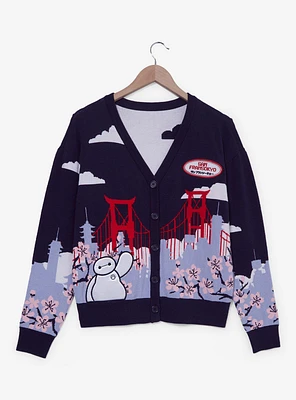 Disney Big Hero 6 Baymax San Fransokyo Scenic Women's Cardigan — BoxLunch Exclusive