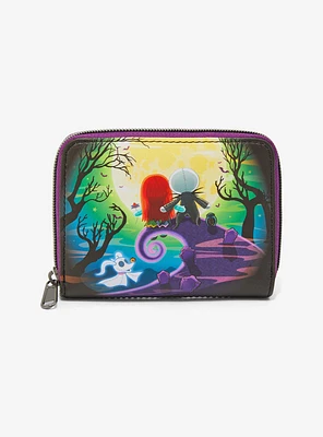 Loungefly The Nightmare Before Christmas Jack & Sally Doll Mini Wallet