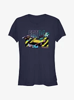 Ghostbusters Ecto-1 Warning Girls T-Shirt