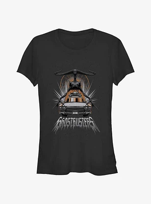 Ghostbusters Tall Dark and Horny at 12 o'clock Girls T-Shirt