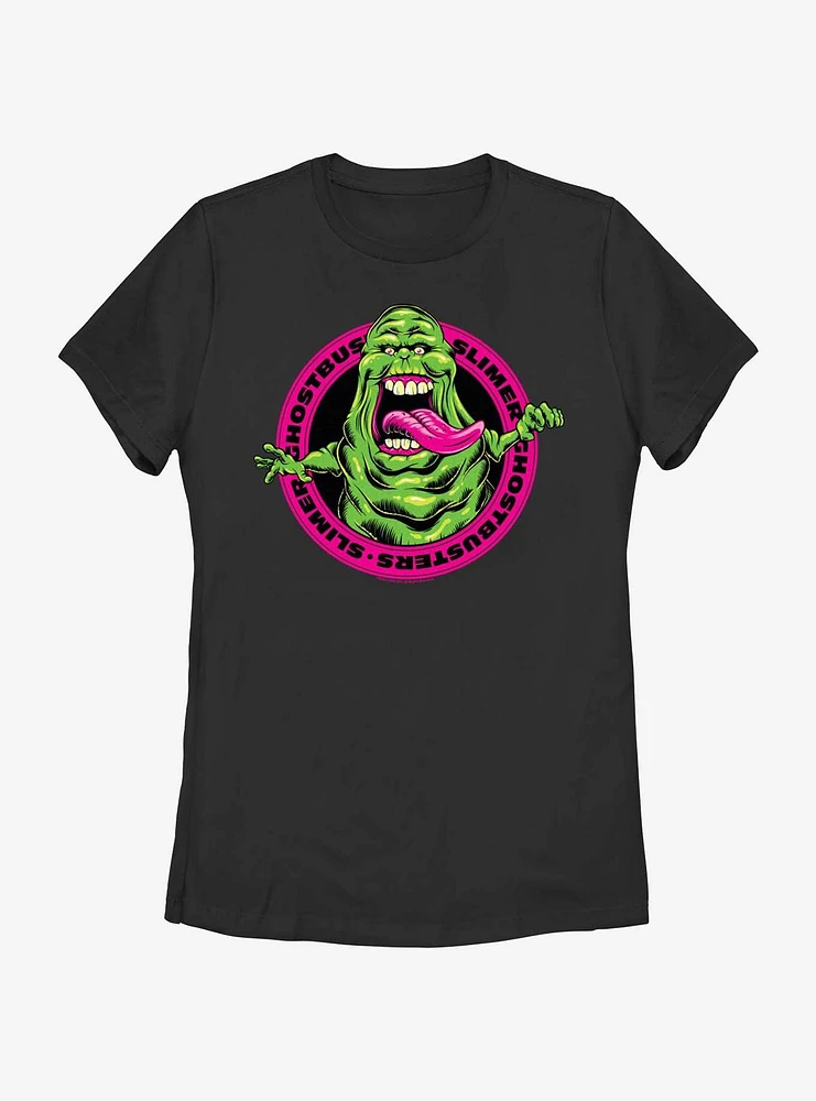 Ghostbusters Slobbering Slimer Womens T-Shirt