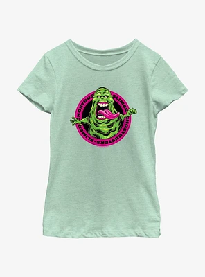 Ghostbusters Slobbering Slimer Youth Girls T-Shirt