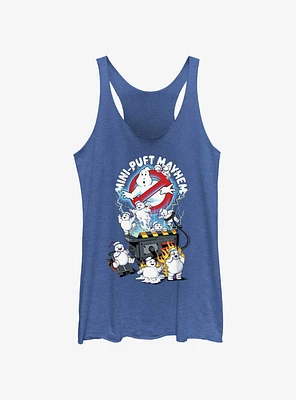 Ghostbusters Mini Puft Mayhem Womens Tank Top