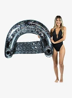 Jumbo Glitter Sun Chair with Black Glitter