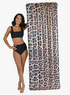 Safari Collection Deluxe Pool Raft 74" Leopard