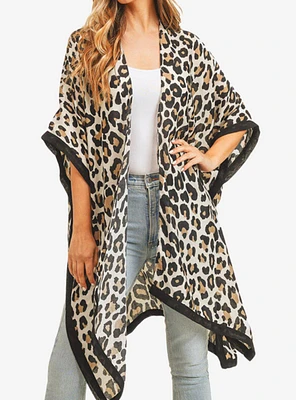 Leopard Animal Print Kimono