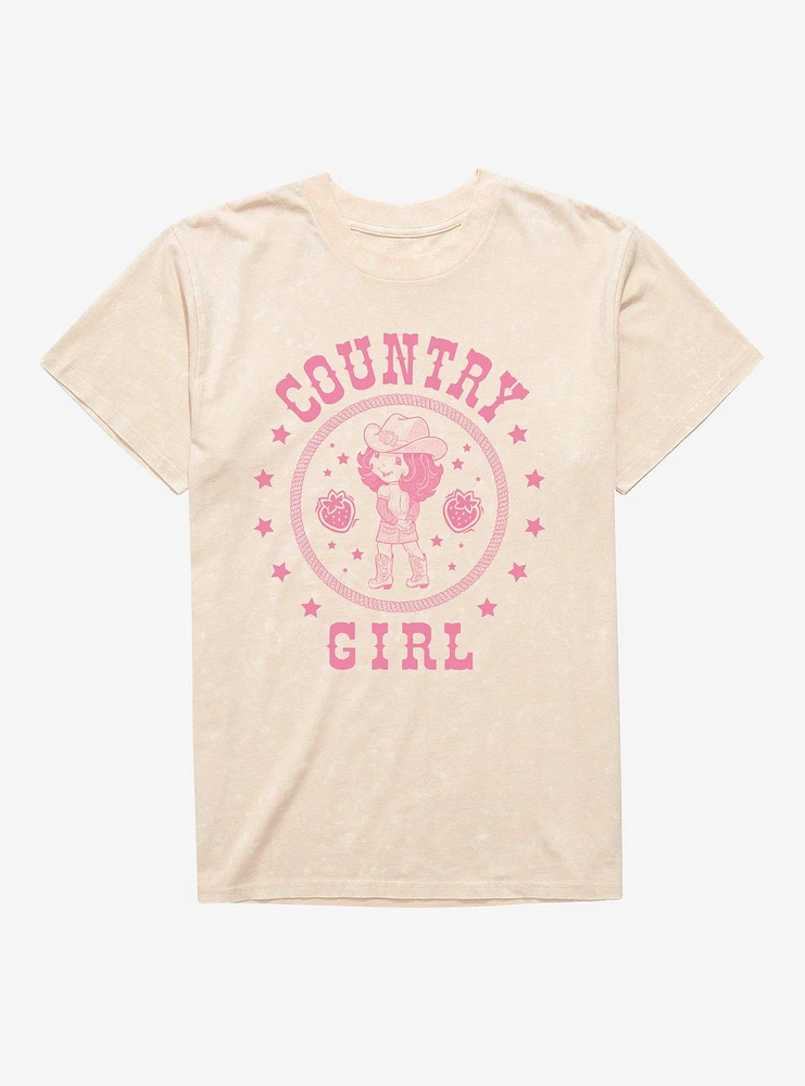 Strawberry Shortcake Country Girl Mineral Wash T-Shirt