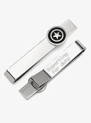 Marvel Captain America Silver Reporting for Duty Tie Bar