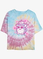 Furby That'S Cute Girls Tye-Dye Crop T-Shirt
