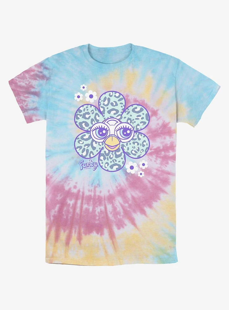 Furby Flower Big Face Tye-Dye T-Shirt