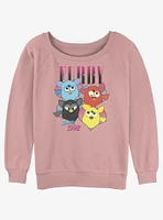 Furby Since 1998 Girls Slouchy Sweatshirt