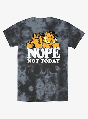 Garfield Nope Not Today Tie-Dye T-Shirt