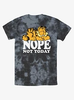 Garfield Nope Not Today Tie-Dye T-Shirt