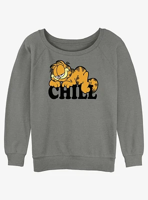 Garfield Chill Cat Womens Slouchy Sweatshirt