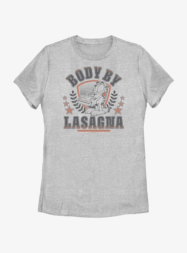 Garfield Body By Lasagna Womens T-Shirt