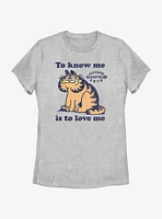 Garfield To Know Me Is Love Womens T-Shirt