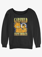 Garfield I Hate Mondays Womens Slouchy Sweatshirt