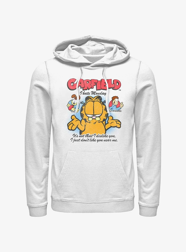 Garfield Don't Like You Near Me Hoodie