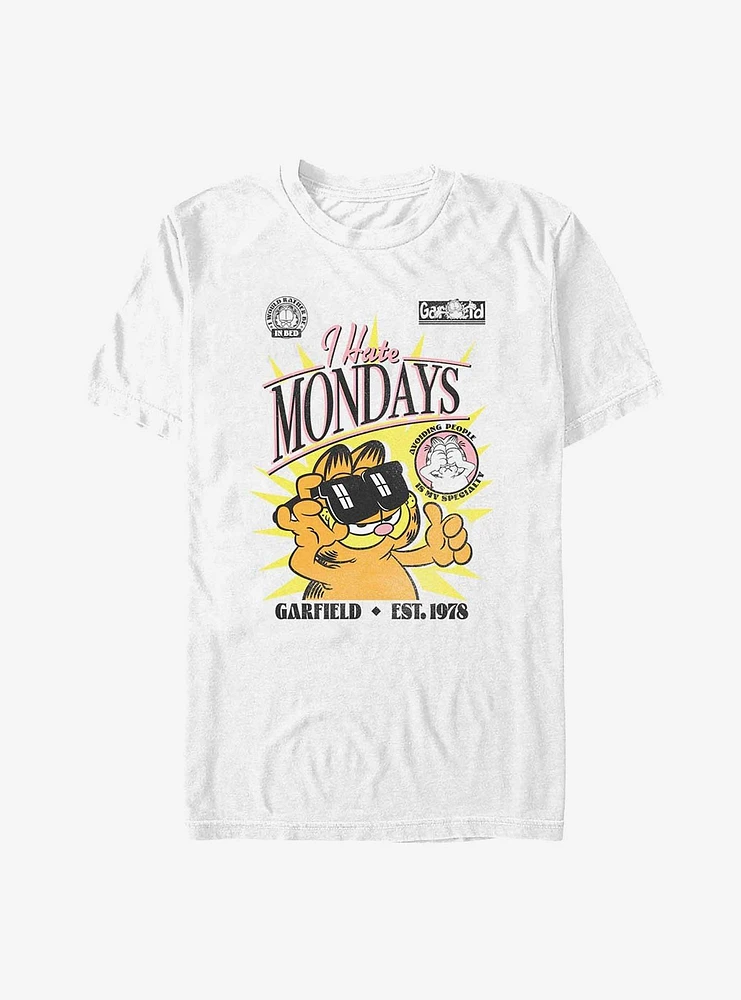 Garfield Cool Cat Hates Mondays T-Shirt