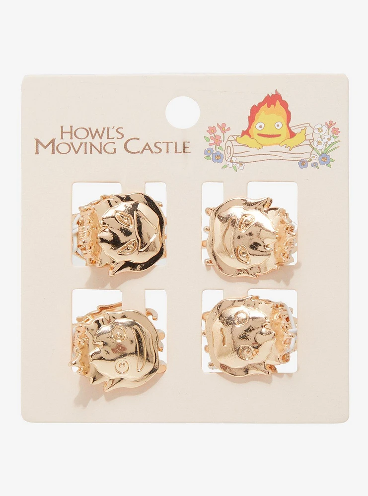 Studio Ghibli Howl's Moving Castle Calcifer Expressions Hair Clip Set - BoxLunch Exclusive