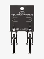 Her Universe Disney The Nightmare Before Christmas Jack Skellington Hanging Earrings — BoxLunch Exclusive