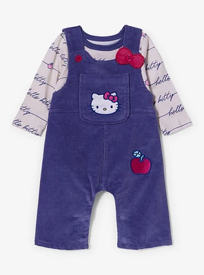 Sanrio Hello Kitty Apple Infant Shirt and Overall Set