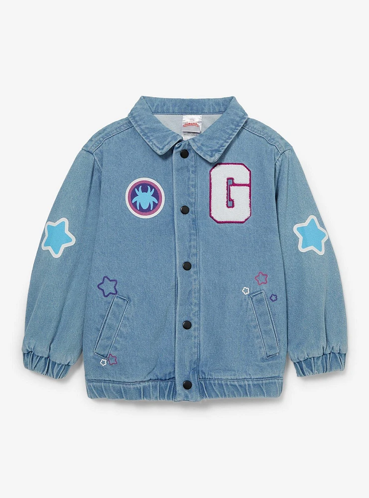 Marvel Spidey and His Amazing Friends Ghost-Spider Toddler Denim Jacket - BoxLunch Exclusive