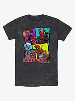 Marvel Deadpool Family Gathering Mineral Wash T-Shirt