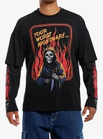 Grim Reaper Worst Nightmare Twofer Long-Sleeve Shirt