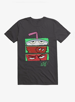 Aqua Teen Hunger Force Match 3 Face Tiles T-Shirt