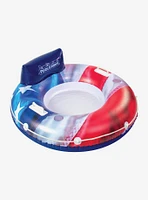 Americana Stars and Stripes RealPrint River Tube with Back Rest