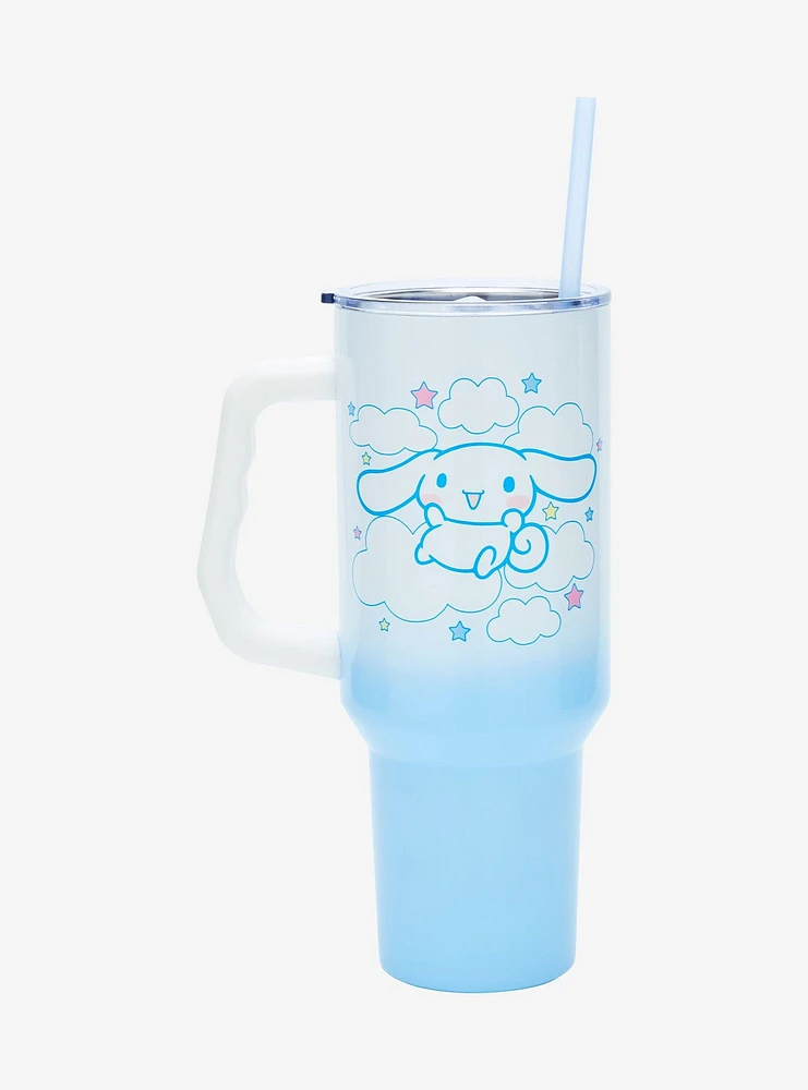 Sanrio Cinnamoroll Clouds Straw Tumbler with Handle