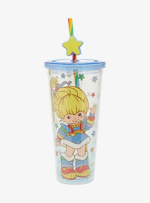 Rainbow Brite Portrait Carnival Cup with Straw Charm