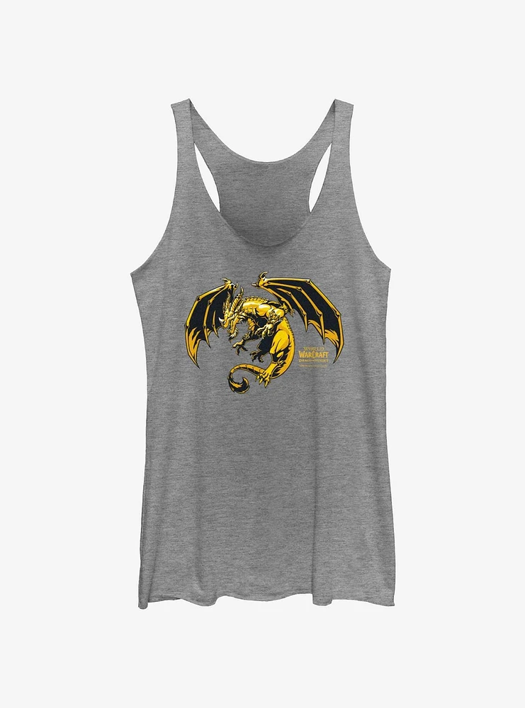 World Of Warcraft Bronze Dragon Girls Raw Edge Tank