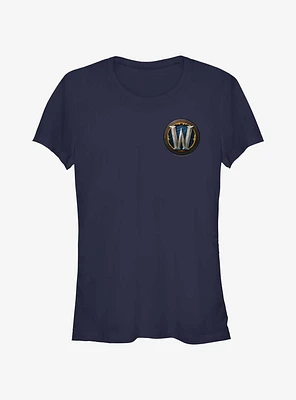 World Of Warcraft Wood Icon Logo Girls T-Shirt