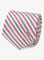 Marvel Captain America Striped White Men's Tie