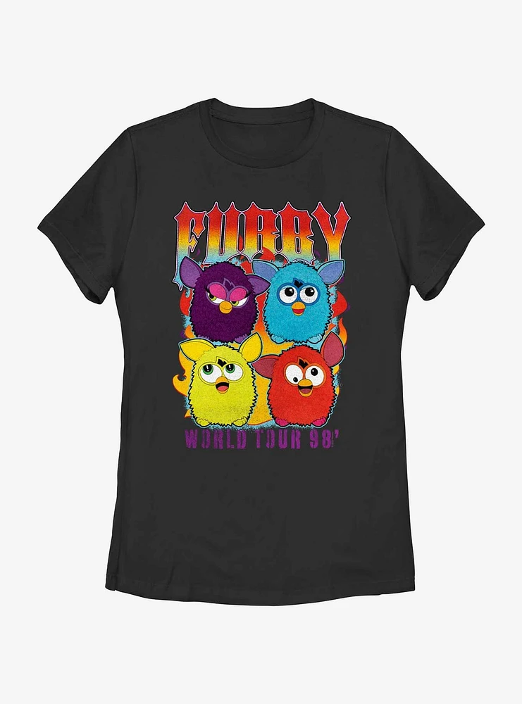 Furby Rock Band Womens T-Shirt