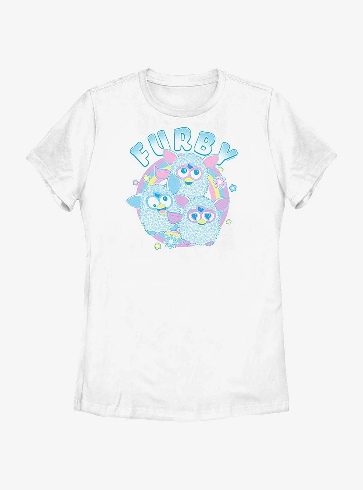 Furby Rainbow Womens T-Shirt