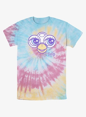 Furby Big Cute Face Tie-Dye T-Shirt