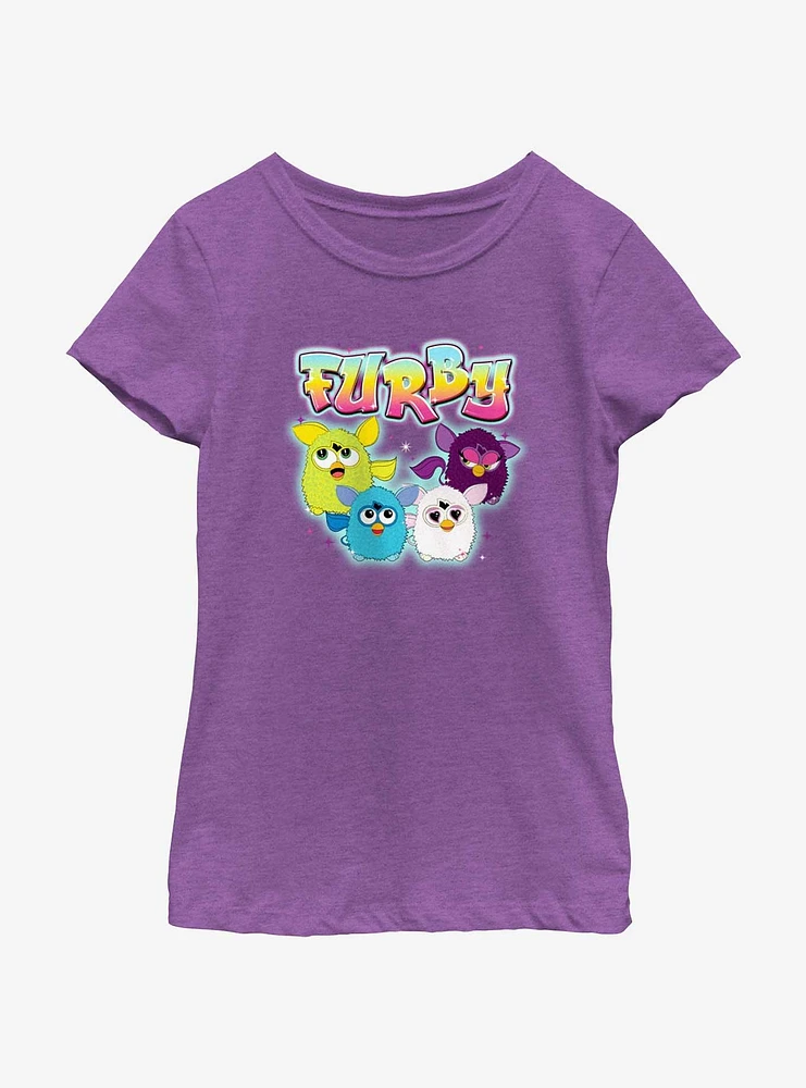 Furby Gang of Fur Girls Youth T-Shirt