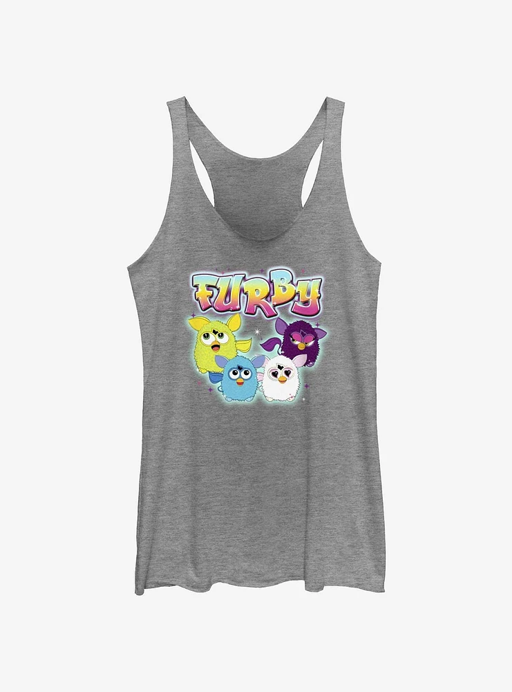 Furby Gang of Fur Womens Tank Top