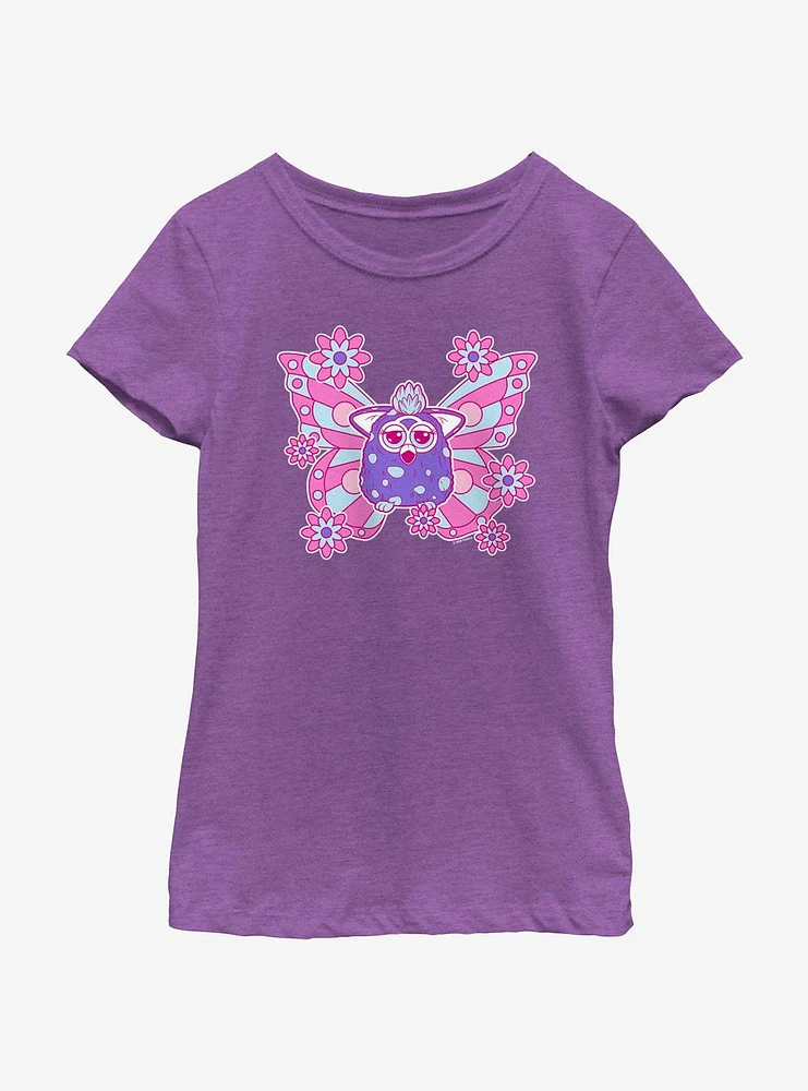 Furby Cute Butterfly Girls Youth T-Shirt