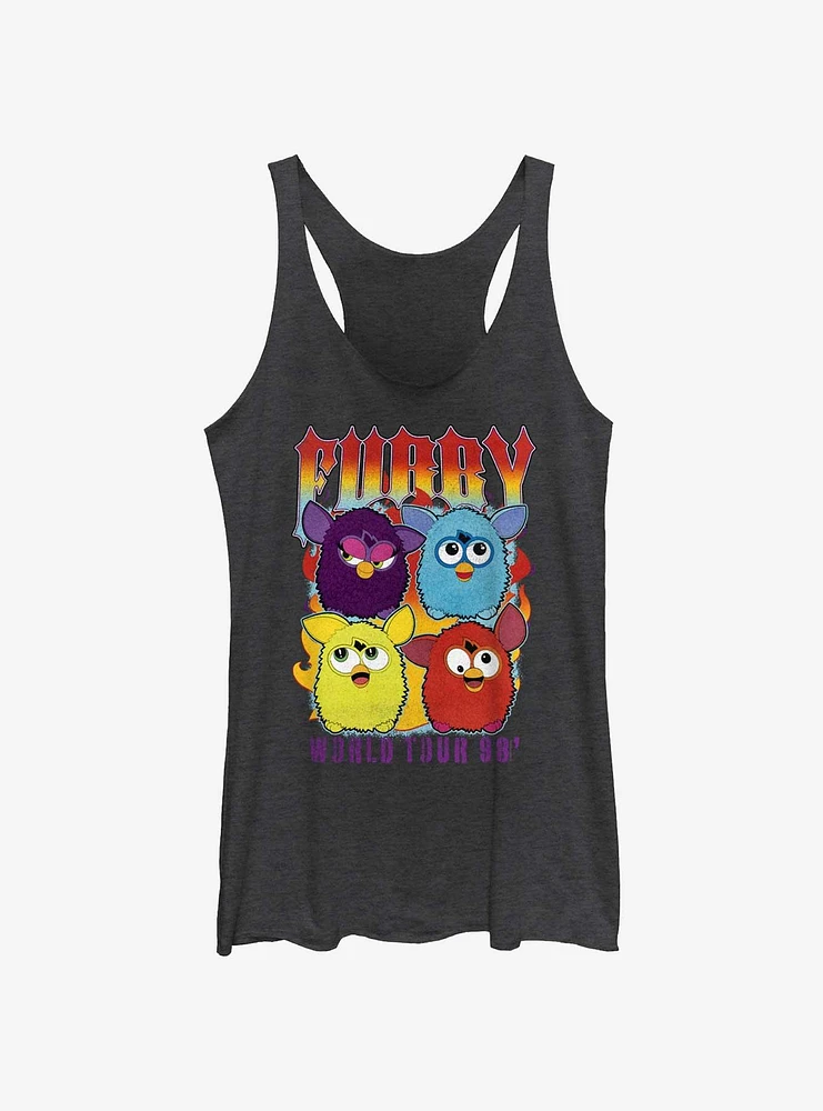 Furby Rock Band Womens Tank Top