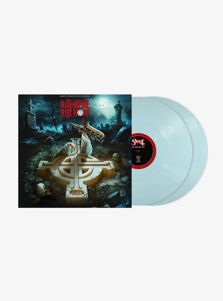 Ghost Rite Here Rite Now (Clear Baby Blue) Vinyl LP Hot Topic Exclusive